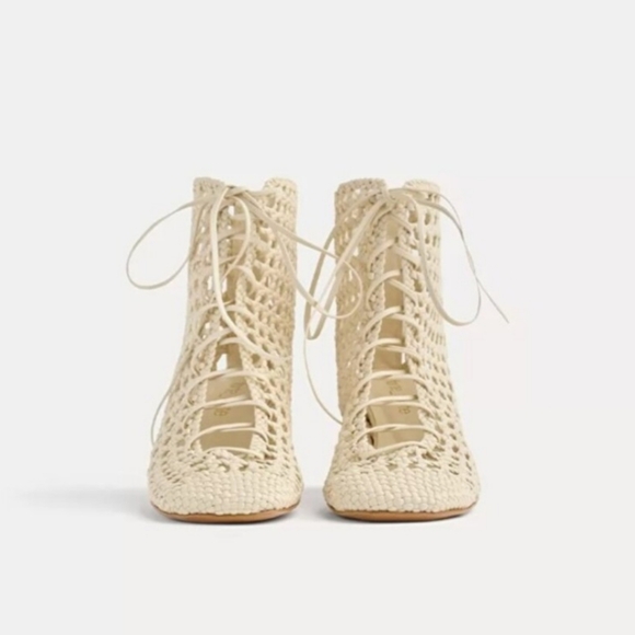 forte forte 9995_my shoes chic hand–woven ankle boot SIZE 40 - Picture 3 of 10